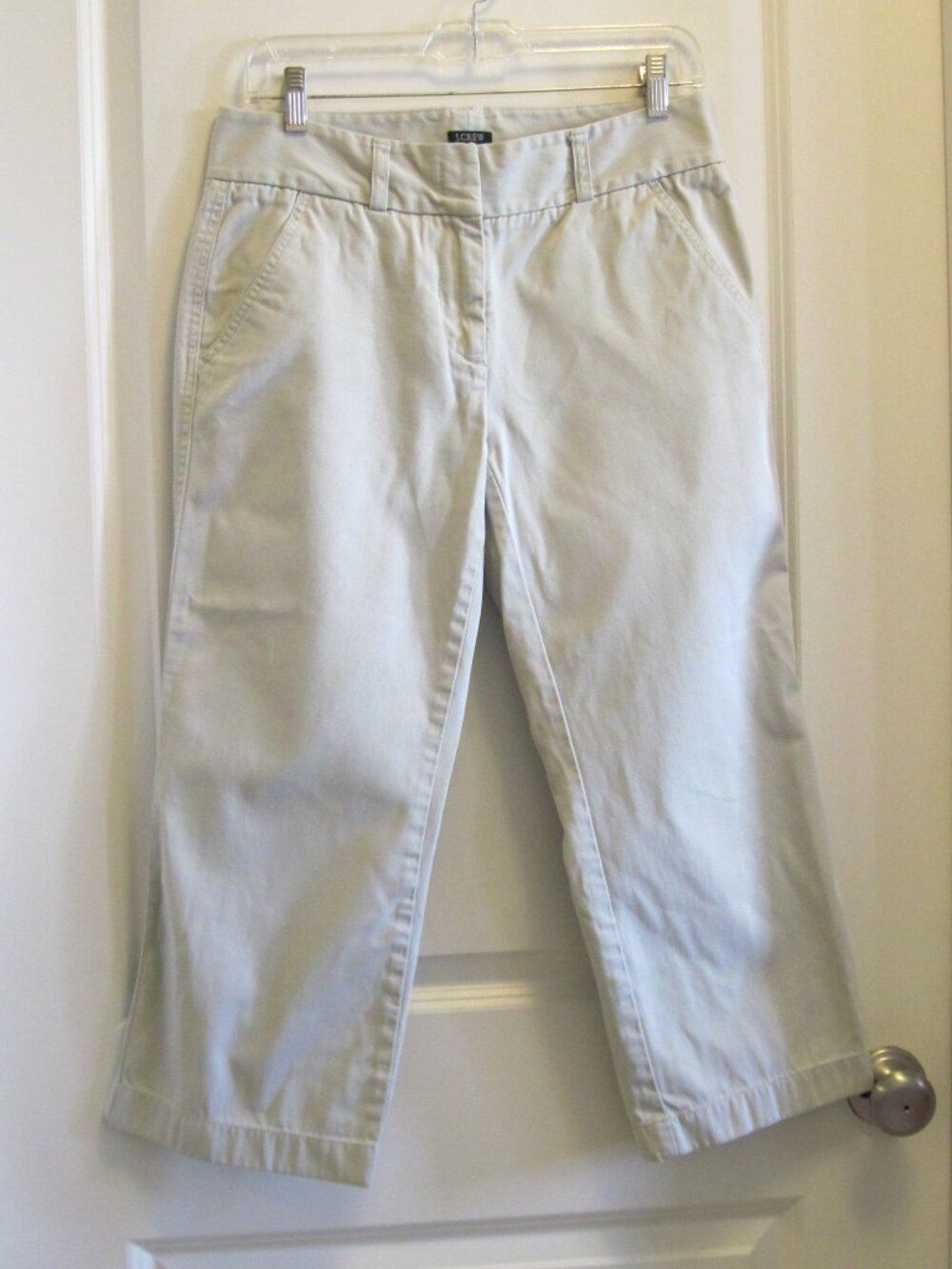 J. Crew Favorite Fit Khaki Cropped Pants